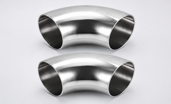 Stainless steel long radius pipe elbow manufacturer in India supplying precision industrial fittings by Jaiman Metalloys